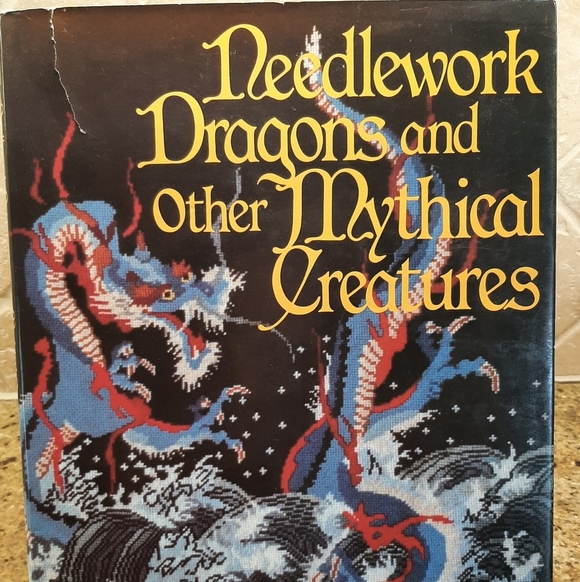Needlework Dragons and Other Mythical Creatures Book - Picture 1 of 8